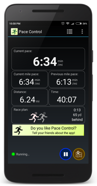 Pace Control - running pacer - Apps on Google Play